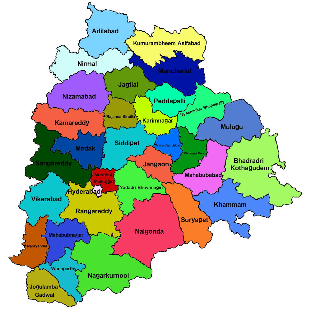 Telangana Map